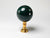 Polished bloodstone sphere on stand, dollhouse miniature