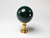 Polished bloodstone sphere on stand, dollhouse miniature