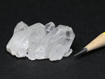 Quartz crystals, Arkansas.  Dollhouse display specimen