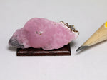 Pink smithsonite.  Miniature display