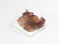 Amethyst crystals coloured with iron, dollhouse specimen