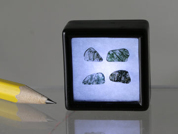 Moss agate light box.  Please read note about the electrics!