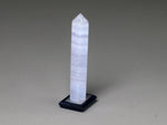 Blue lace agate point