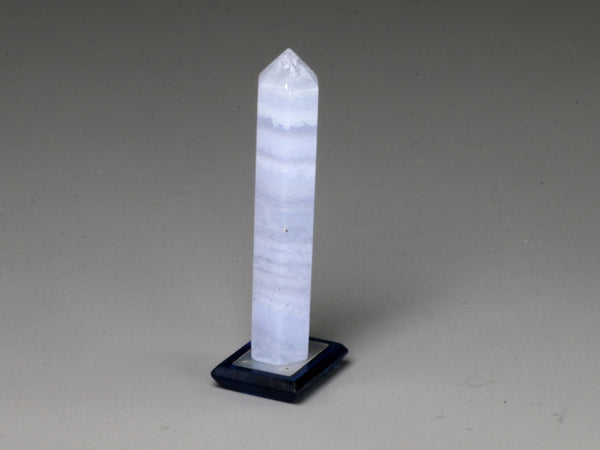 Blue lace agate point