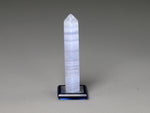 Blue lace agate point