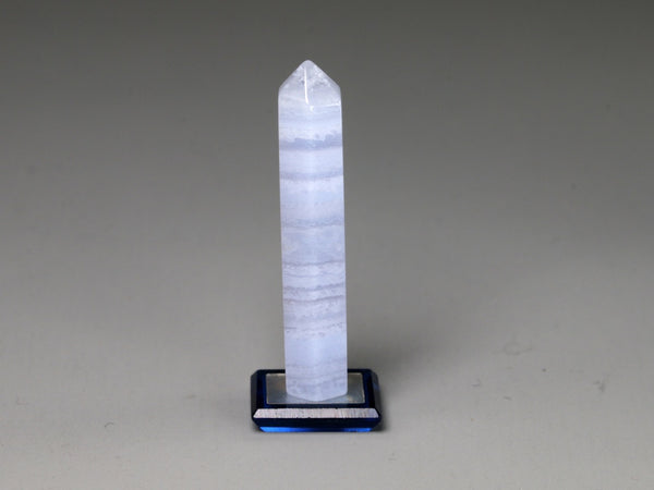 Blue lace agate point