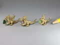 Dragons with real gems, birthstones