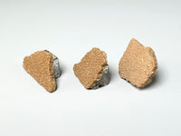 Side view, Real dinosaur eggshell, tiny dollhouse specimens