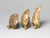 Side view, Polished dinosaur bone specimens, dollhouse decor
