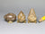 Polished dinosaur bone specimens, dollhouse decor