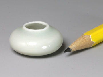 Andrea Fabrega celadon porcelain vase or pot, IGMA Fellow