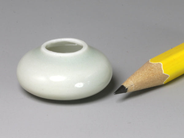1:12 scale celadon pot by Andrea Fabrega