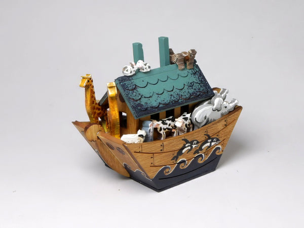 Noah's ark by Karen Markland, miniature