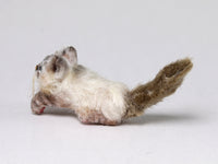 Side, Longhaired cat, 1:12 dollhouse miniature