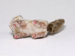 Underside, Longhaired cat, 1:12 dollhouse miniature