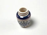 Floral jar, Terry Curran, dollhouse miniature