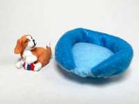 Dollhouse puppy and bed