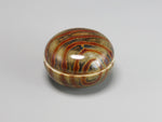 Fabrega lidded pot, 1:12 dollhouse miniature