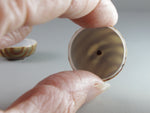 Delicate internal lip & translucency of Fabrega pot
