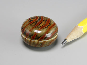 Andrea Fabrega porcelain lidded pot, IGMA Fellow
