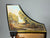 Hand painted scene, Fjare miniature harpsichord, painted lid, 1:12 scale