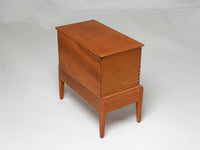 Side view, Randy Himes Kentucky sugar chest, 1:12 miniature