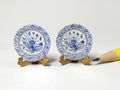 "Oriental Flower" pair of plates, Avon Miniatures, UK