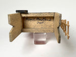 Karen Markland miniature Noah's ark on table, mark