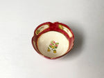 Teresa Welch porcelain bowl, red, floral