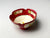 Teresa Welch porcelain bowl, red, floral