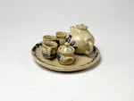 Jane Graber tea set for two on tray