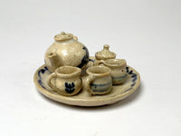 Jane Graber tea set for two on tray