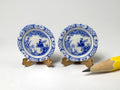 "Chelsea Bird" pair of plates, Avon Miniatures, UK