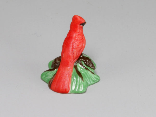Carol Pongracic porcelain cardinal figurine, 1:12 scale