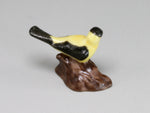 Carol Pongracic porcelain gold finch figurine, 1:12 scale