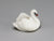 Carol Pongracic porcelain swan figurine, 1:12 scale