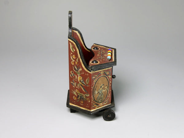 Side, 1:12 scale Hinderloopen potty chair for dollhouse