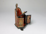 Doors open, 1:12 scale Hinderloopen potty chair for dollhouse