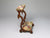 Side view, 1:12 scale prie-dieu, Nicole Walton Marble, dollhouse miniature