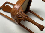 Shell-and-scroll knee, Chapman miniature chair