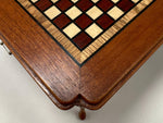 Closeup of chess board 
