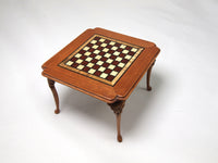 Edward Chapman chess table top - cherry, holly, satine & ebony