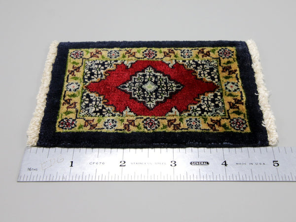 Small rug with ruler