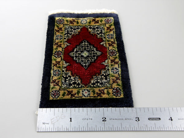 Dollhouse carpet with ruler