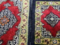 Comparison of colours of both carpets