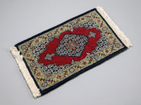 Back side of 1:12 scale Dawson knotted carpet for dollhouse