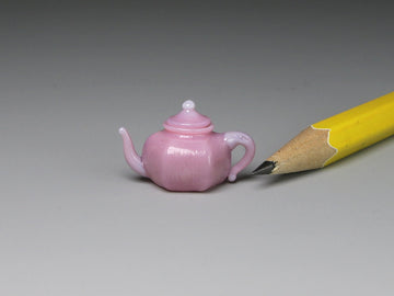 Francis Whittemore glass teapot, 1:12