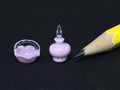Francis Whittemore pink glass basket, perfume, sold individually