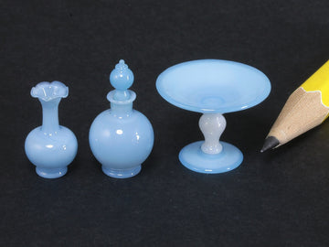 Francis Whittemore blue glassware, sold individually