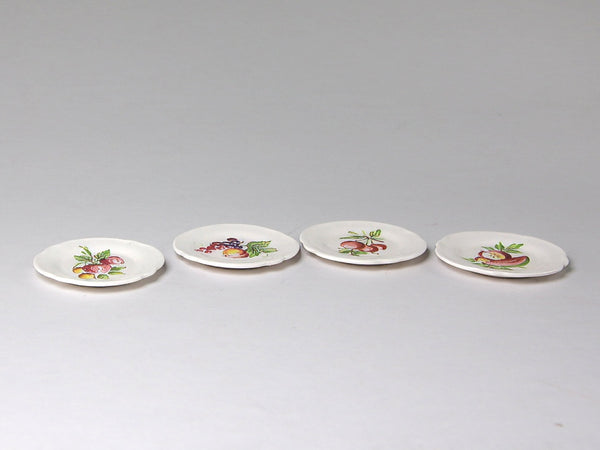 Stokesay Ware fruit plate set, dollhouse miniature